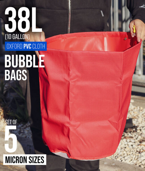 Bubble Extraction Bags - 5 Micron Set - 10 Gallon (37.85 L)
