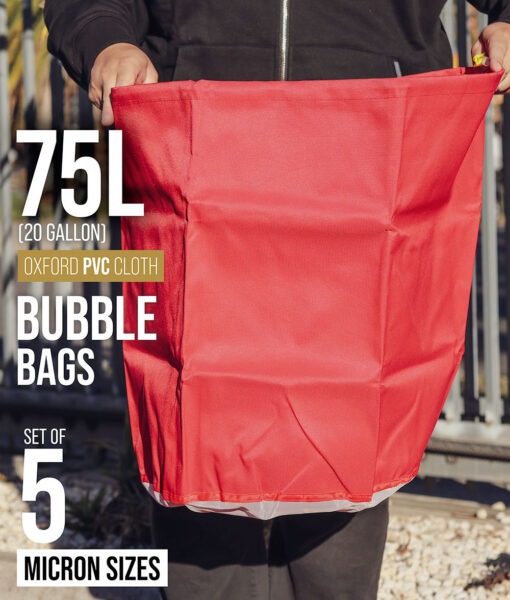 Bubble Extraction Bags - 5 Micron Set - 20 Gallon (75.70 L)