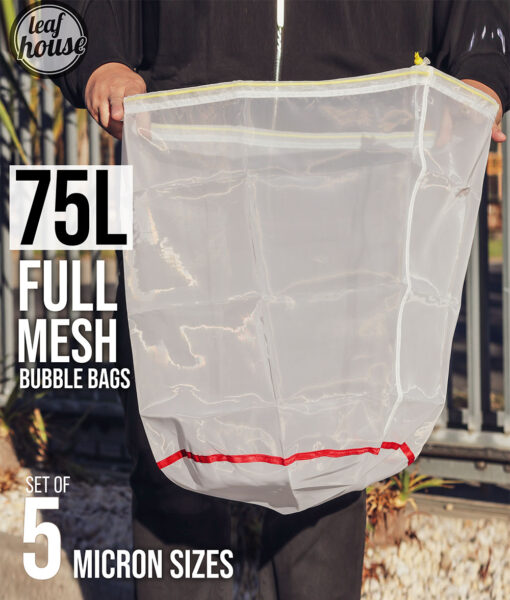Bubble Extraction Bags - Full Mesh - 5 Micron Set - 20 Gallon (75.70 L)